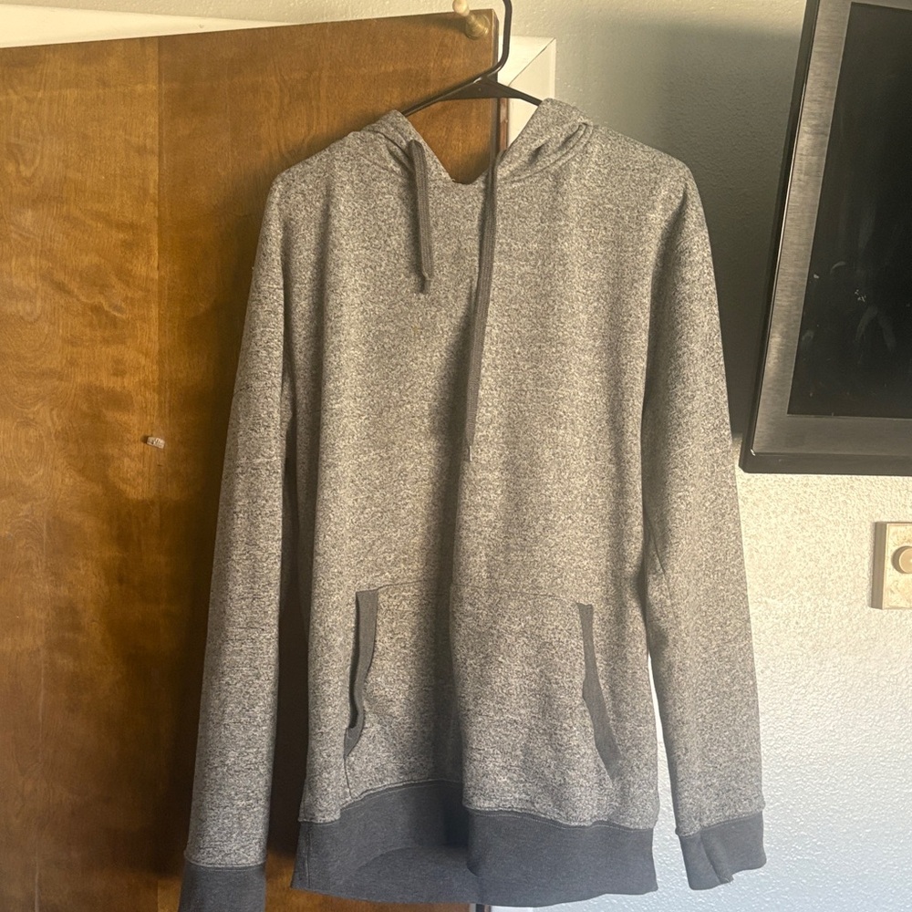 Men's Grey LR Scoop Hoodie Pullover